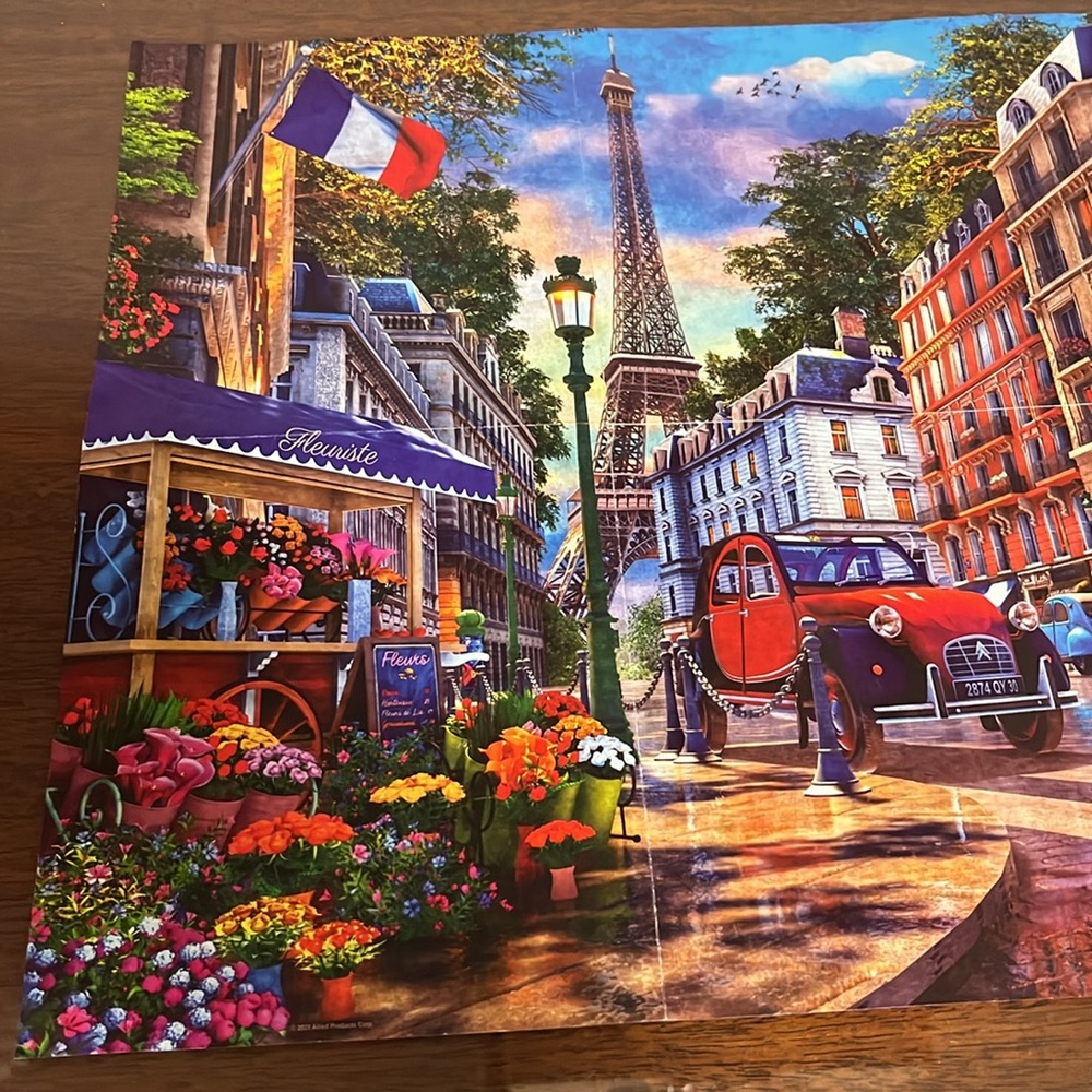 EUC Paris Street Life 1000 Piece Puzzle - Picture 7 of 16